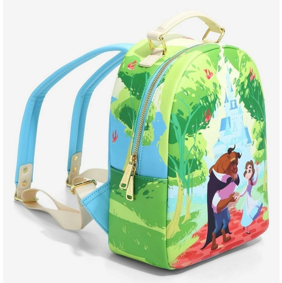 NWT Loungefly Beauty and the Beast mini backpack main image 5